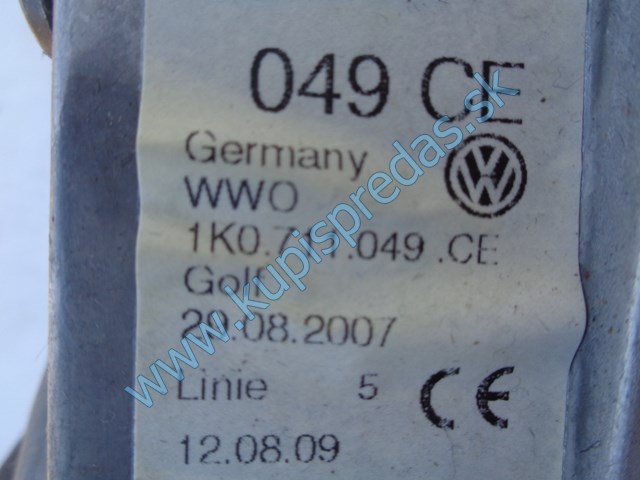 riadiaca páka na vw volkswagen golf VI HB, 1,4 16V, 1K0711049CE